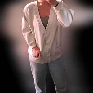 Vintage White Cardigan